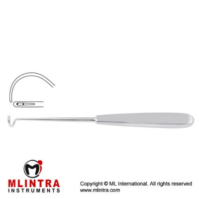Deschamps Ligature Needle Blunt for Left Hand Stainless Steel, 20 cm - 8"